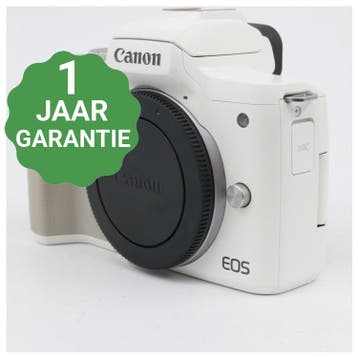 Canon EOS M50 mark II body wit | Tweedehands, Audio, Tv en Foto, Fotocamera's Digitaal, Verzenden, Zo goed als nieuw, Canon