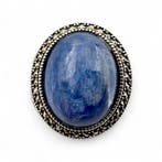 Zonder minimumprijs - Ring Zilver - Saffier (Gecertificeerd)