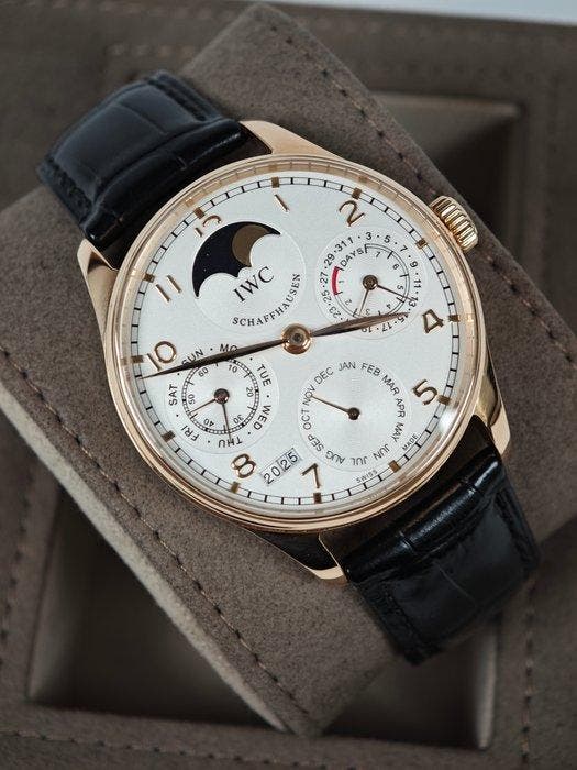 IWC - Portuguese Perpetual Calendar - IW502213 - Heren -, Bijoux, Sacs & Beauté, Montres | Anciennes | Antiquités