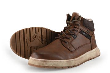 Mustang Veterboots in maat 44 Cognac, Overige kleuren, Verzenden, Boots, Mustang