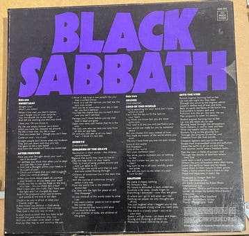 Black Sabbath - Master of Reality - Disque vinyle - Premier, Nieuw in verpakking