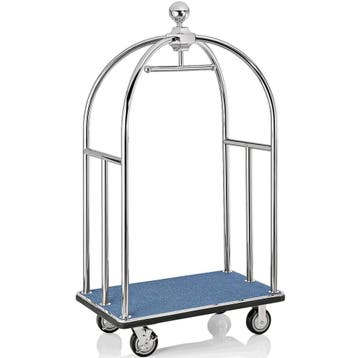 Bagagetrolley | UNITY | RVS | Blauw | Wielen (Geremd) |, Verzenden, Nieuw in verpakking