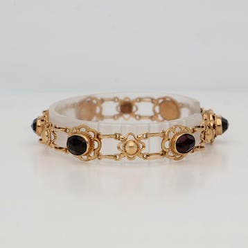 Bracelet - 14 carats Or jaune - grenade