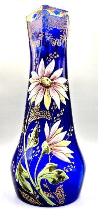 LEGRAS (1839-1916) - Vaas - Prachtige zeldzame grote vaas, Antiquités & Art, Antiquités | Verre & Cristal