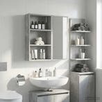 vidaXL Badkamer wandkast met plank Beton Grijs 40 x 14 x 70, Verzenden, Nieuw