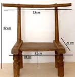 Chaise Dan Primitieve zitting - Dan - Ivoorkust (Zonder