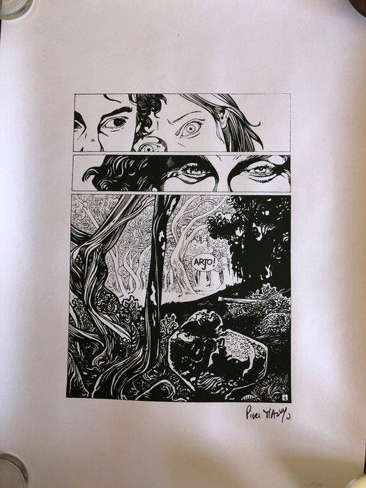 Makyo, Pierre - Sérigraphie numérotée et signée, Livres, BD