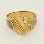 Ring - 14 karaat Geel goud, Handtassen en Accessoires, Ringen, Nieuw