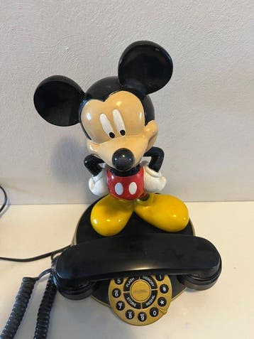 Disney - Téléphone analogique - Mickey Mouse - plastique -, Verzamelen, Nieuw