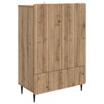 vidaXL Dressoir Artisanaal eiken 66 x 34,5 x 97 cm Bewerkt, Verzenden