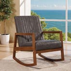 Schommelstoel - Fauteuil met armleuning - Relaxfauteuil - Re, Maison & Meubles, Verzenden