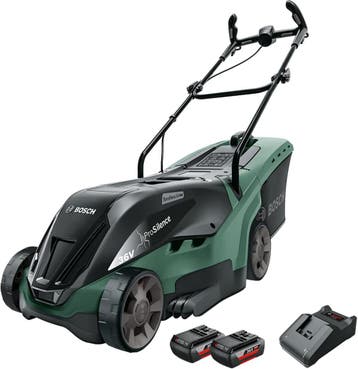 Bosch Accu-maaier 36V | 60% korting! Retour deal, Gebruikt, Verzenden, Accu-grasmaaier, 30 t/m 39 cm