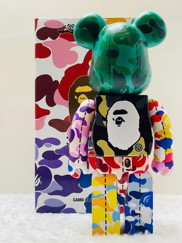 Medicom toy - BE@RBRICK 400% BAPE CAMO #4 - 28th Anniversary