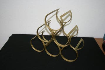 Wijnrek - IJzer - Pyramide model