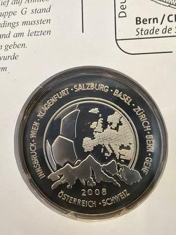 Zwitserland, Oostenrijk. Silver medal 2008, Fussball EM