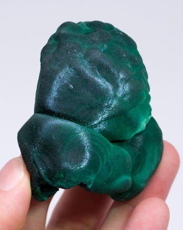 EXCELLENTE MALACHITE BOTRYOÏDE avec chantilly - Hauteur :