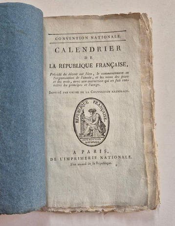[Edition Originale] - Calendrier de la république française