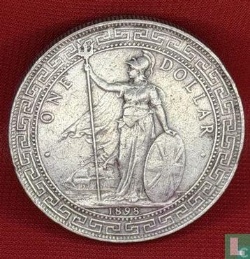 Verenigd Koninkrijk 1 handelsdollar 1898 (B), Verzenden, Losse munt