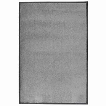 vidaXL Deurmat 60x90 cm grijs, Verzenden, Nieuw