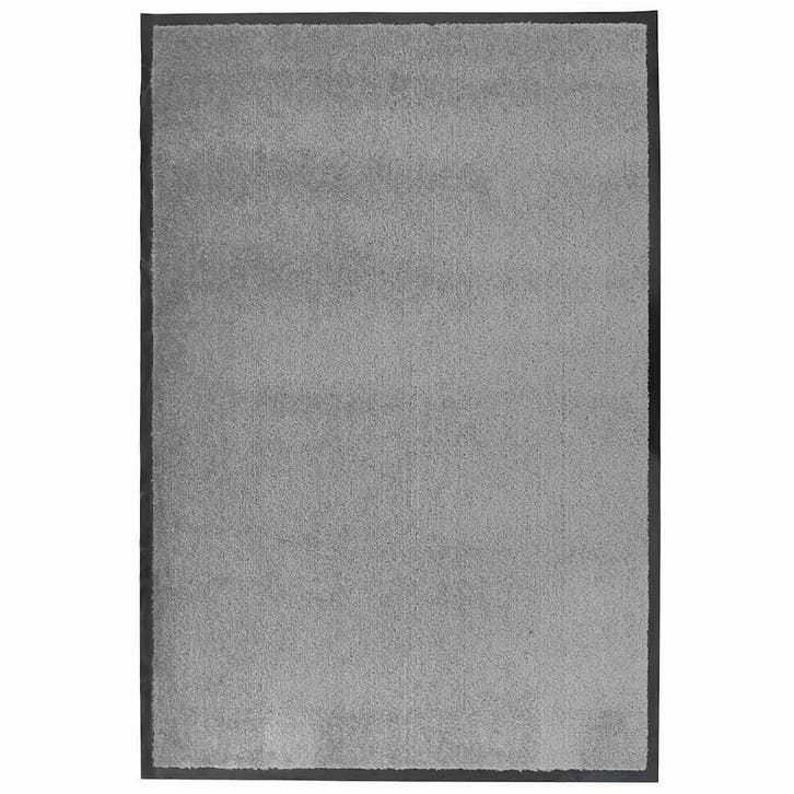 vidaXL Deurmat 60x90 cm grijs, Tuin en Terras, Deurmatten, Nieuw, Verzenden