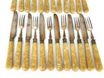 Art deco Bestek voor fruit / kaas dessert - Bestekset (24) -