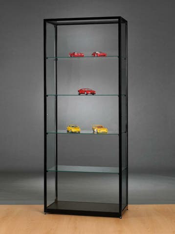 *TIP*  Luxe vitrinekast zwart 80 cm, Ophalen of Verzenden
