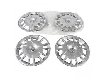 4x ORIGINELE wielafdekking Opel wielkap ZILVER 16 inch GRAND, Ophalen of Verzenden