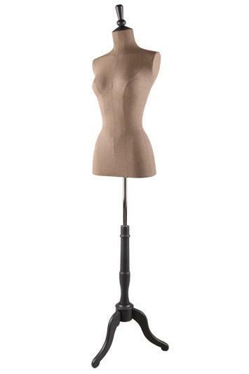 *TIP*  Buste vrouw small beige 3/4 model op poot BC959-1-1B, Ophalen of Verzenden