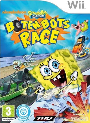 Spongebob SquarePants Boten Bots Race (Wii Games), Ophalen of Verzenden