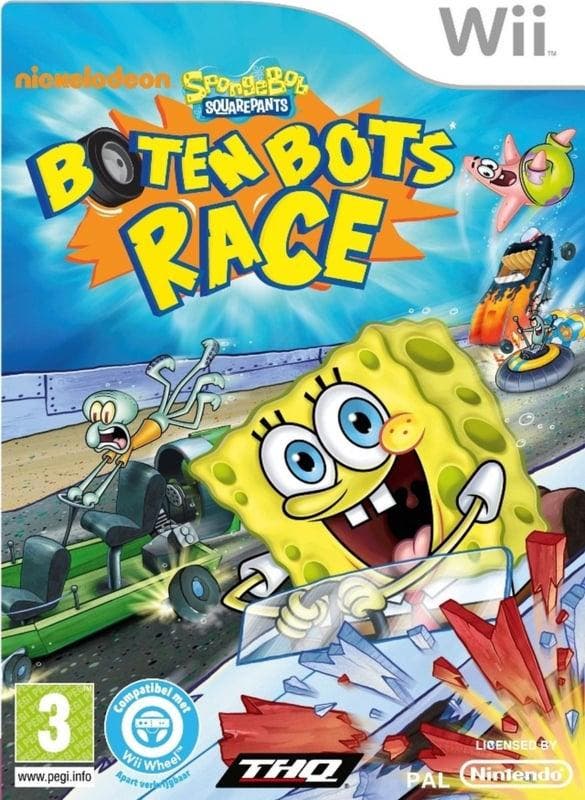 Spongebob SquarePants Boten Bots Race (Wii Games), Consoles de jeu & Jeux vidéo, Jeux | Nintendo Wii, Enlèvement ou Envoi
