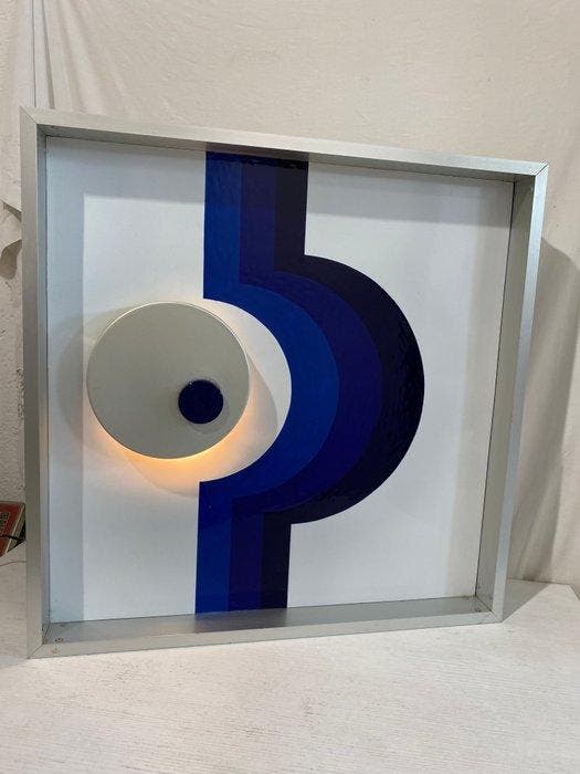 Valdelsa - Lampe murale - Aluminium, Plastique, MDF -, Antiquités & Art, Antiquités | Éclairage