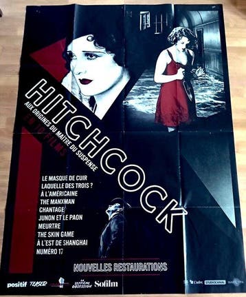 Lot of Alfred Hitchcock posters - The birds, lady, Nieuw