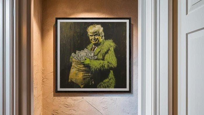 Santicri - Grinch (No Reserve), Antiek en Kunst, Kunst | Designobjecten