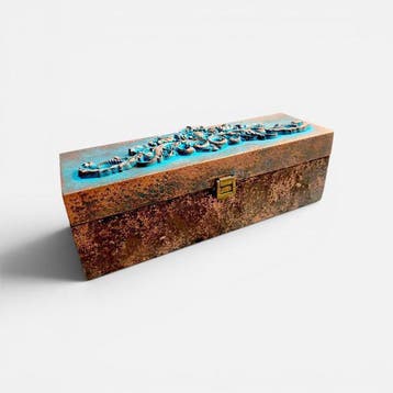 Kerststal Diorama - 33 cm - Hout - 2020+, Antiek en Kunst
