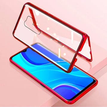 Xiaomi Redmi Note 8 Magnetisch 360° Hoesje met Tempered, Verzenden