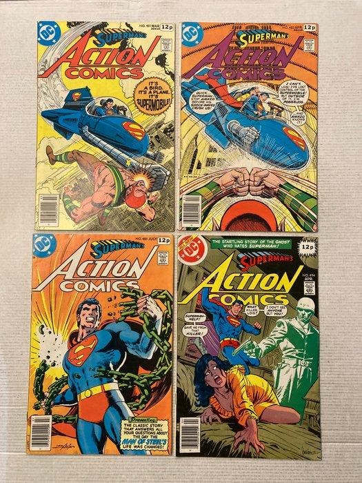 Action Comics (1938) 13 comics in range # 481 to 561! Bronze, Boeken, Strips | Comics
