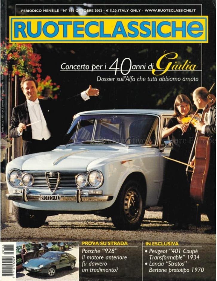 2002 RUOTECLASSICHE MAGAZINE 166 ITALIAANS, Boeken, Auto's | Folders en Tijdschriften