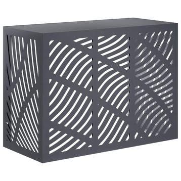 vidaXL Air Conditioner Hoes Antraciet 110 x 50 x 80 cm Staal, Electroménager, Climatiseurs, Verzenden