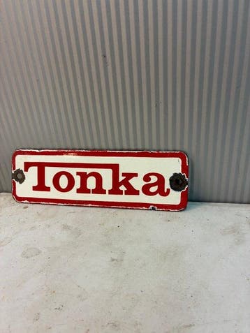Tonka Toys Inc. Mound Minnesota – Ovaal reclamebord -
