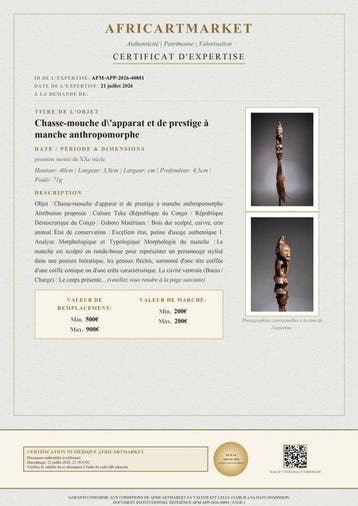 Zeldzame autoritaire TEKE antropomorfe vliegenmepper - DR