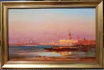 Henri Duvieux (1855-1920) - Venise, soleil couchant