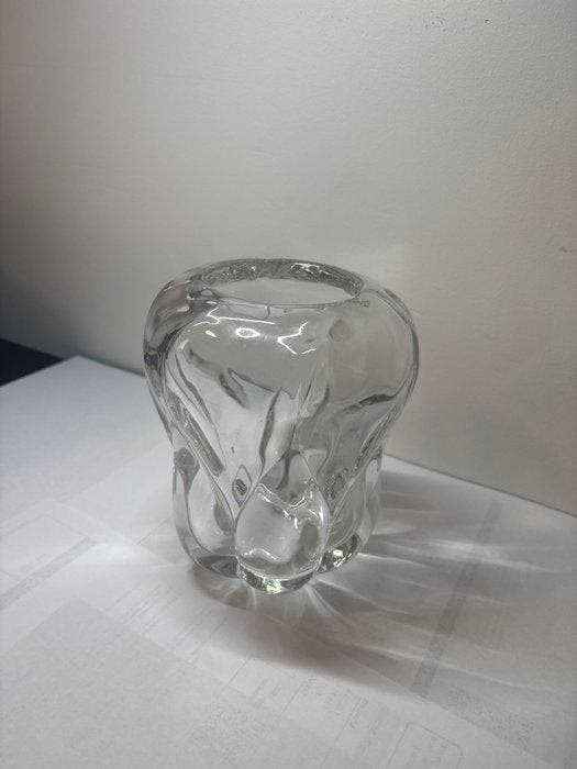 Val Saint Lambert - Vase - Cristal, Antiquités & Art, Art | Objets design