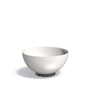 Cortenstaal gecoat bloempot Bocca Ø100x51cm - Met bodem, 100 cm of meer, Rond, Nieuw, Metaal