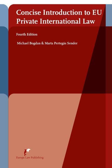 Concise Introduction To Eu Private International Law | Nieuw, Verzenden, Michael Bogdan; Marta Pertegás