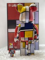 Medicom Toy, BE@RBRICK - Beeldje - Piet Mondrian Bearbrick