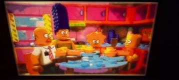 Custom LEGO Simpsons lightbox - Lichtbak - Plastic