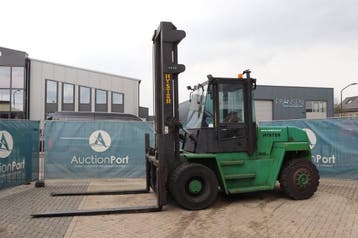Veiling: Heftruck Hyster H8.00XL Diesel 7240kg 5.4m 1999, Ophalen