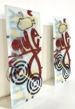IKEA - Julia Treutiger - Applique murale (2) - Verre, Antiek en Kunst