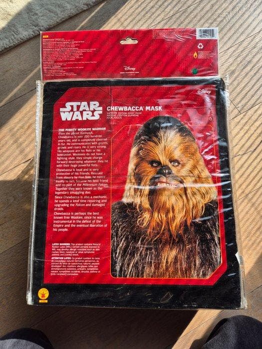 Star Wars - Chewbacca Supreme Edition Mask Adult Deluxe, Collections, Cinéma & Télévision