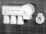 WhiteTeeth Tandenborstelhouder - Wit - Tandpasta Dispenser -, Tuin en Terras, Nieuw